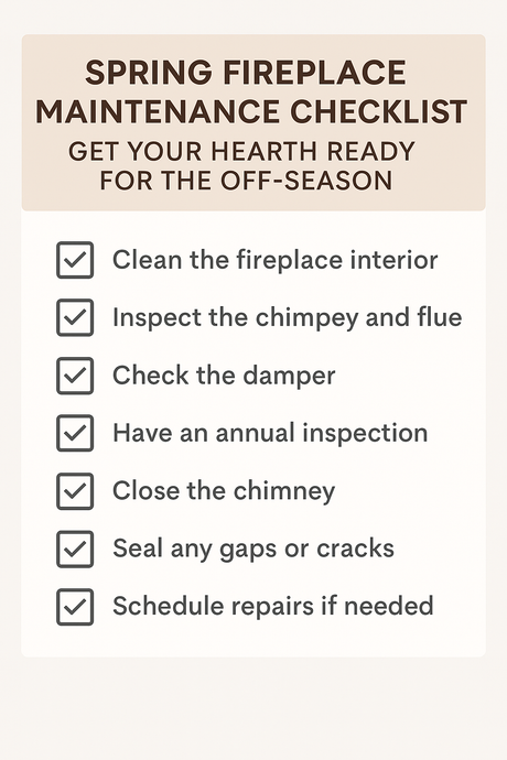 Why Spring Fireplace Maintenance Matters